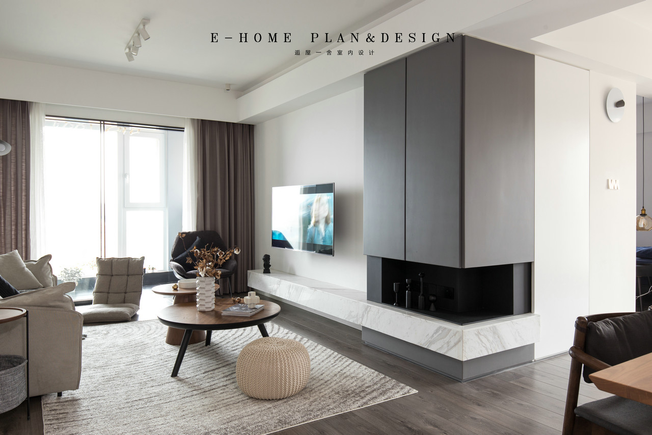 全南向三居室改造 | 通透阳光的禅意家居-19