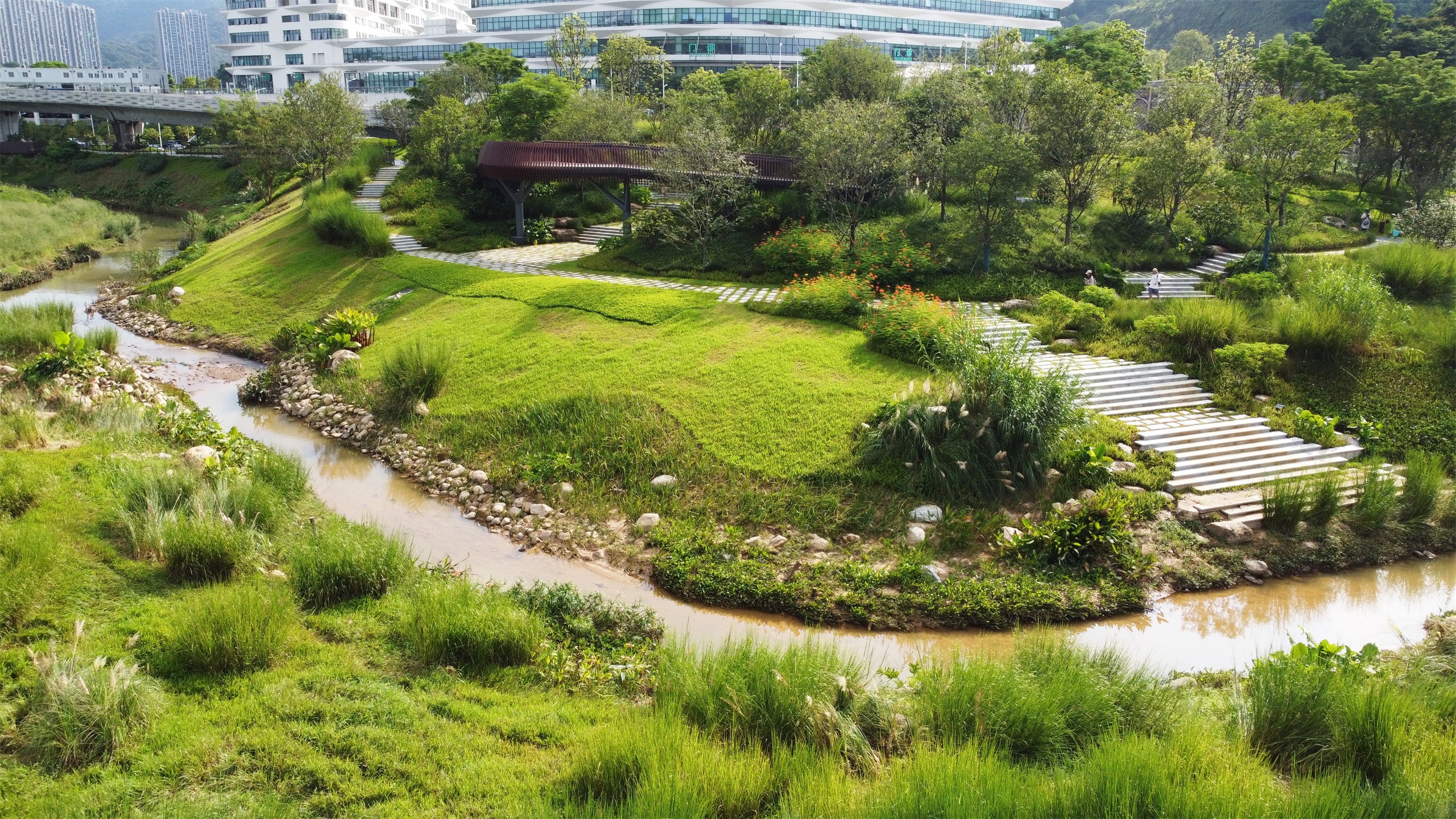 南岗河幸福河湖生境营造及滨水空间品质提升丨中国广州丨AECOM-7