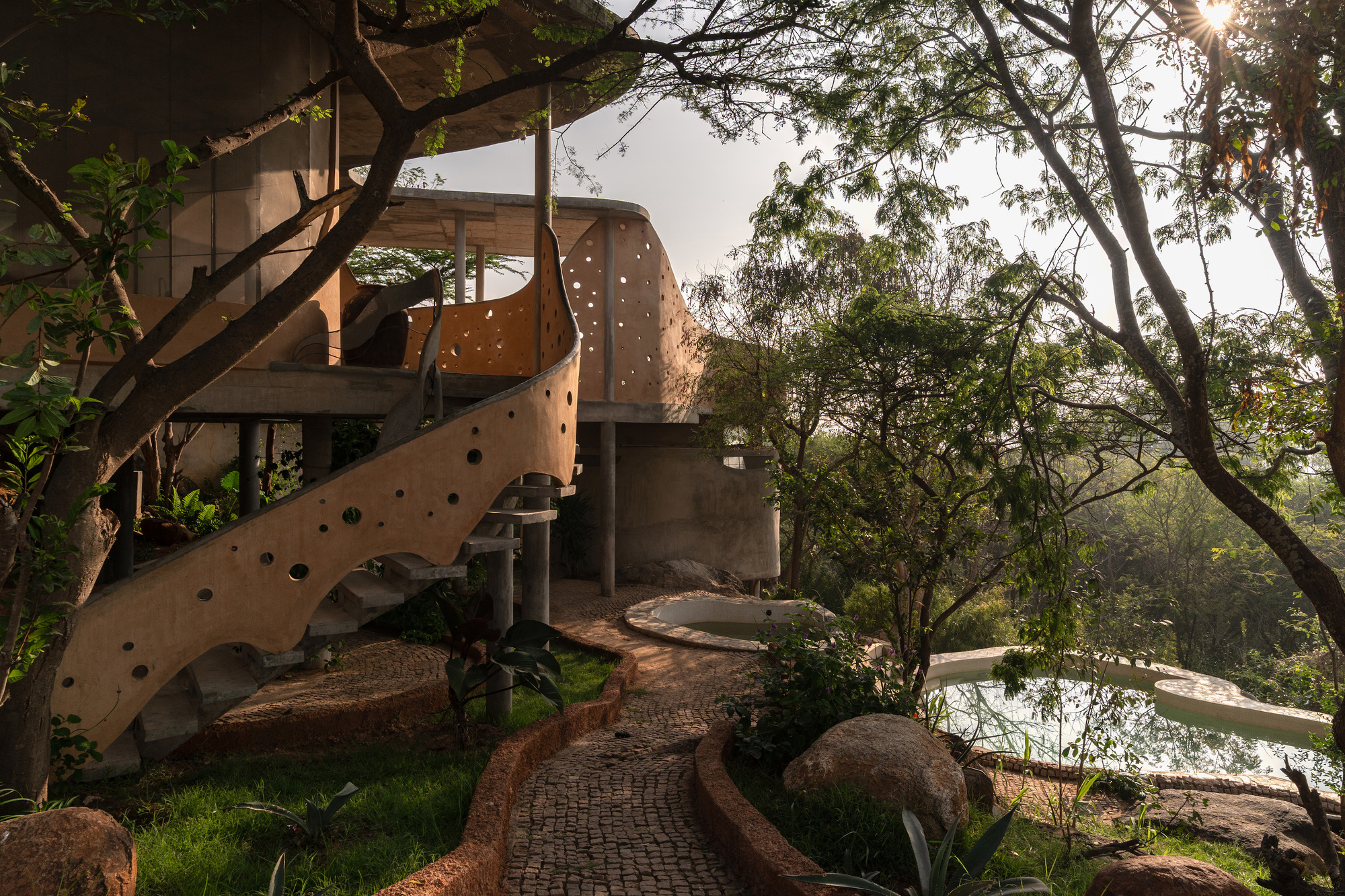 自建别墅丨印度丨Prithvi Architects-15