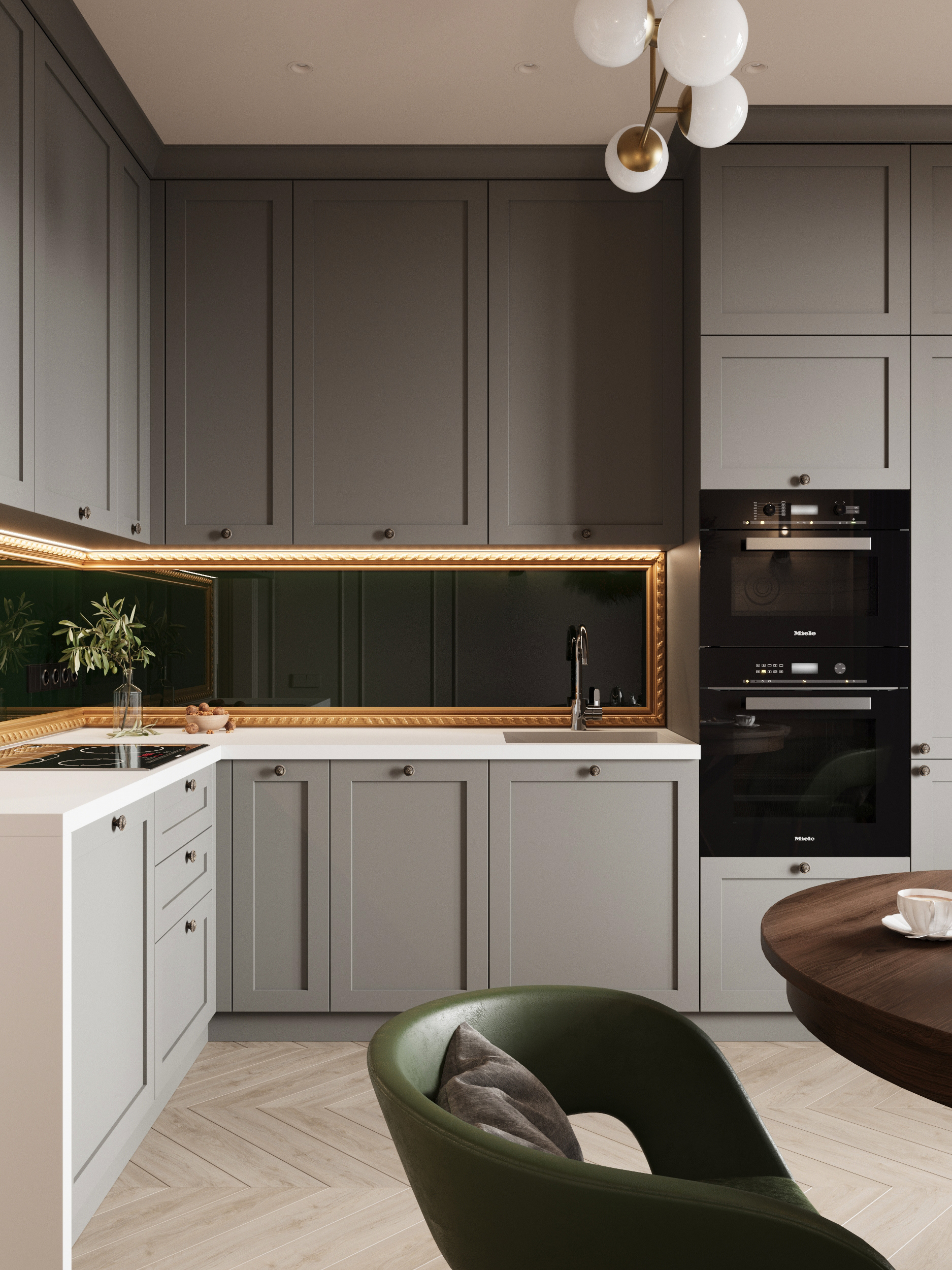 “НЕОНОВАЯ ОСЕНЬ”公寓室内设计-30