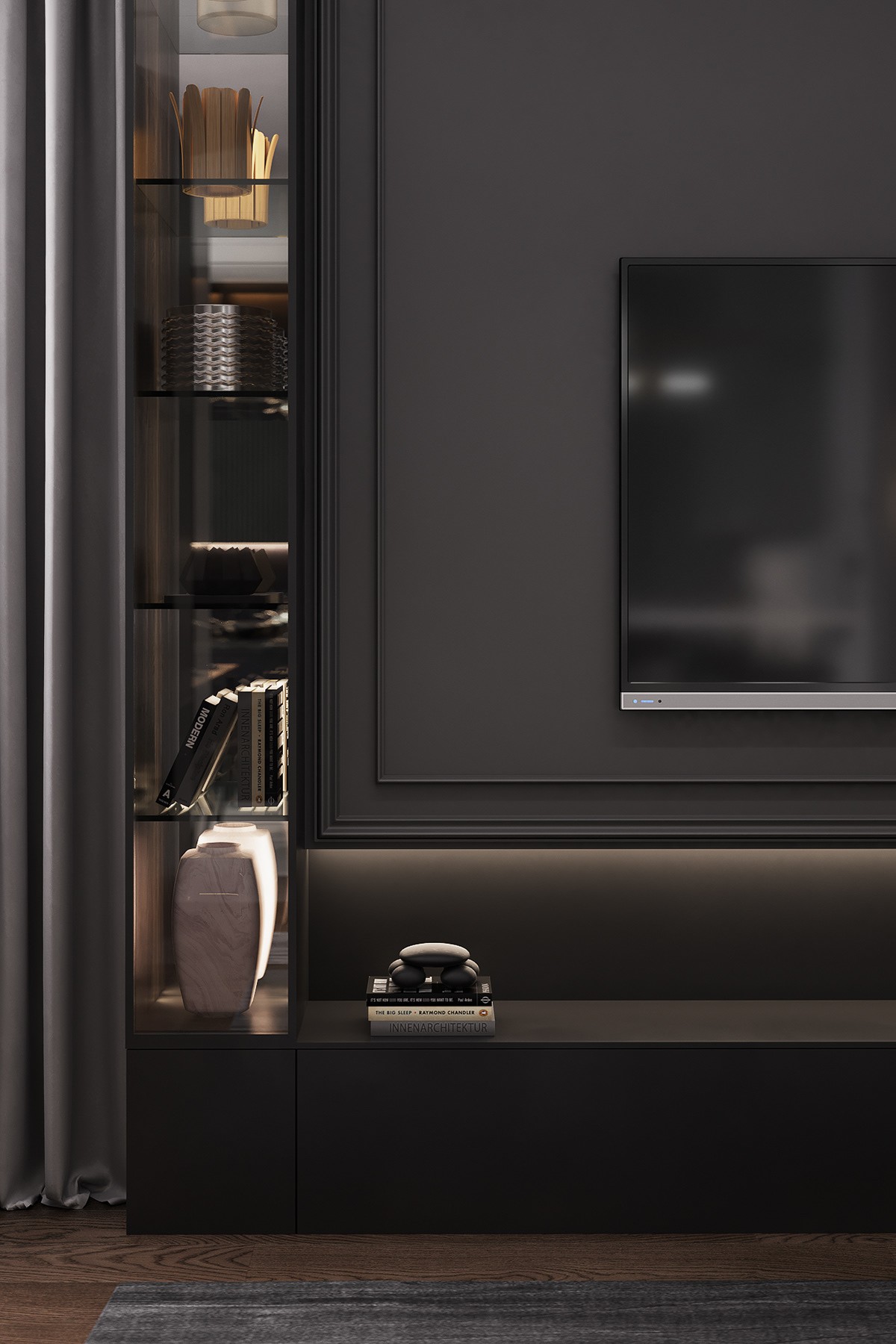 莫斯科现代简约风公寓-7