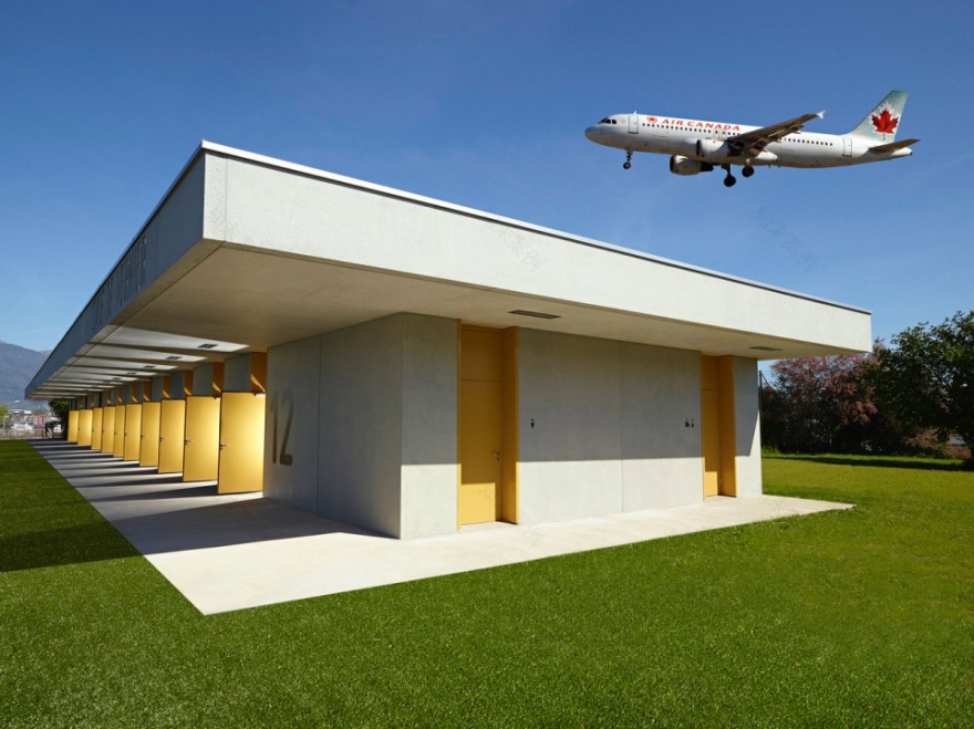 日内瓦 Vernier 运动场更衣室扩建,展现简约实用设计-8