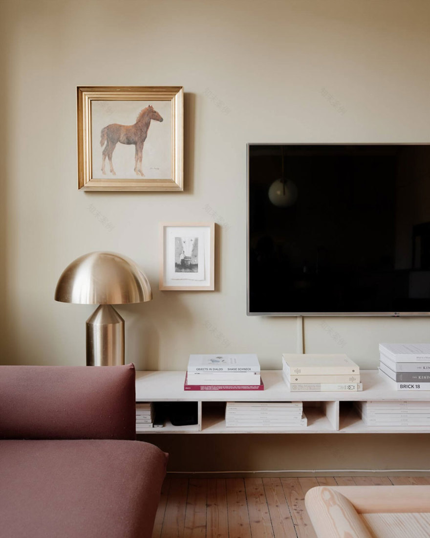 奥斯陆的沙色色调宁静简约公寓-3