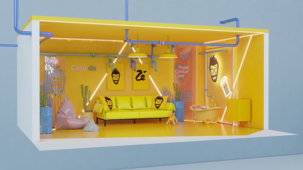 Zé delivery, cenografia, ativação, marca-2