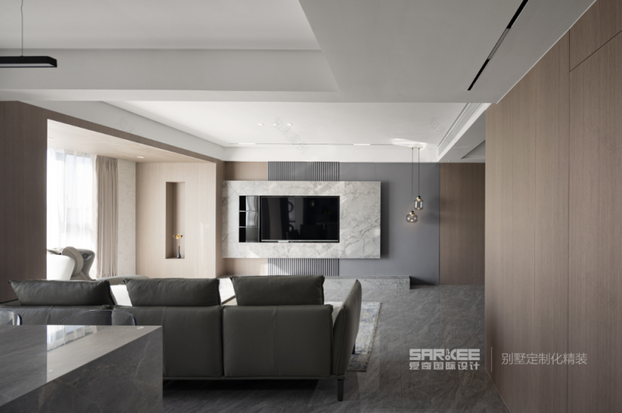 现代极简风精装房改造 · 时代城 130㎡优雅舒适家居设计丨无锡夏奇国际设计-32