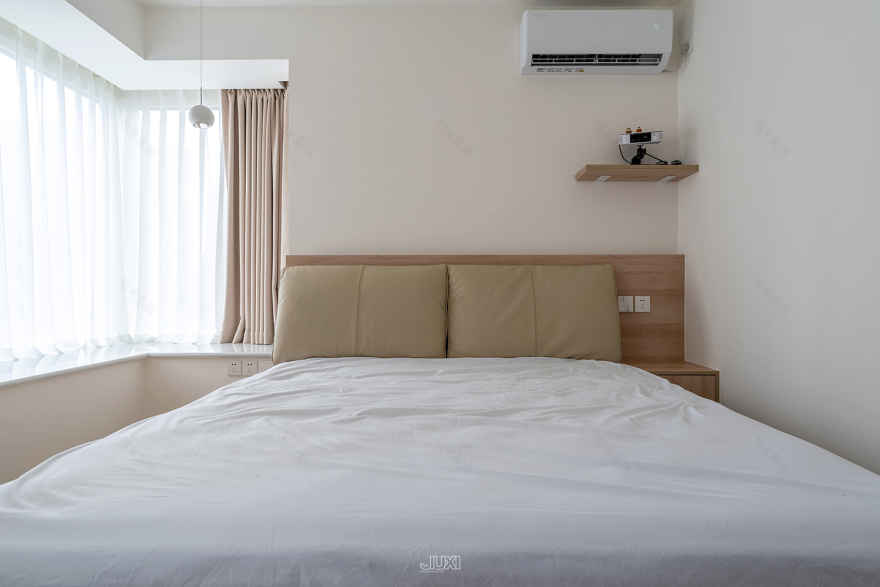 奶油原木一落地,放大30㎡的效果就有了-41