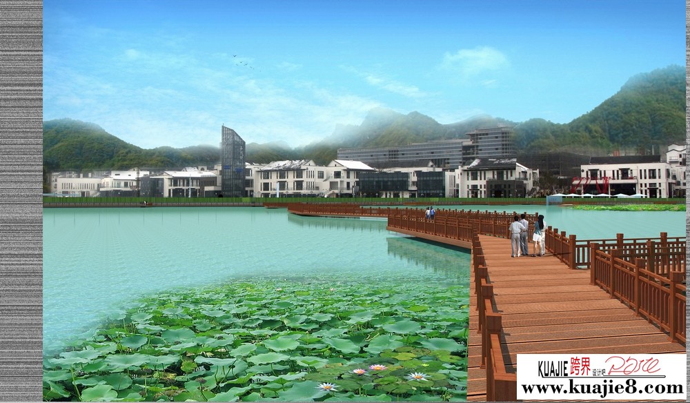 武当山新区 太极湖栈道景观-4