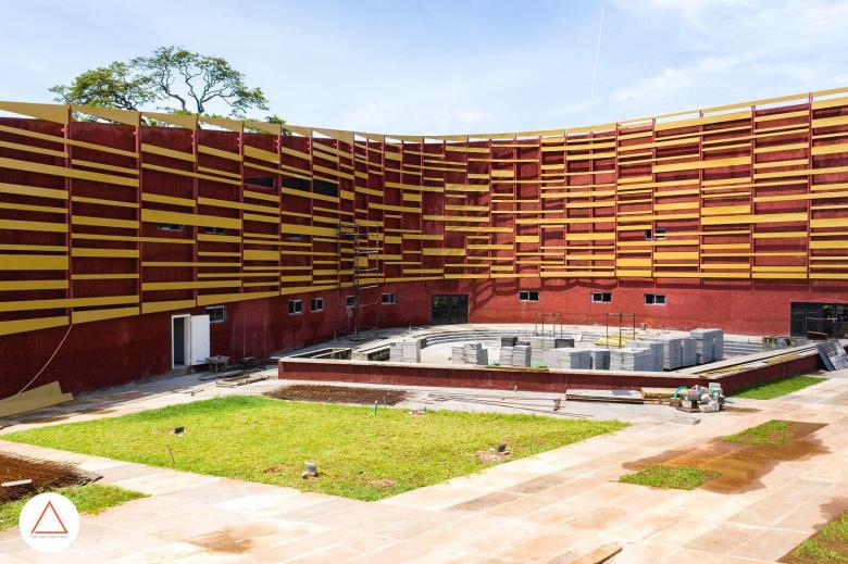 SI.SA (Studio Imagine Simply Architecture)丨JK Randle Centre for Yoruba History & Culture – Pool and Arcade丨Nigeria-3