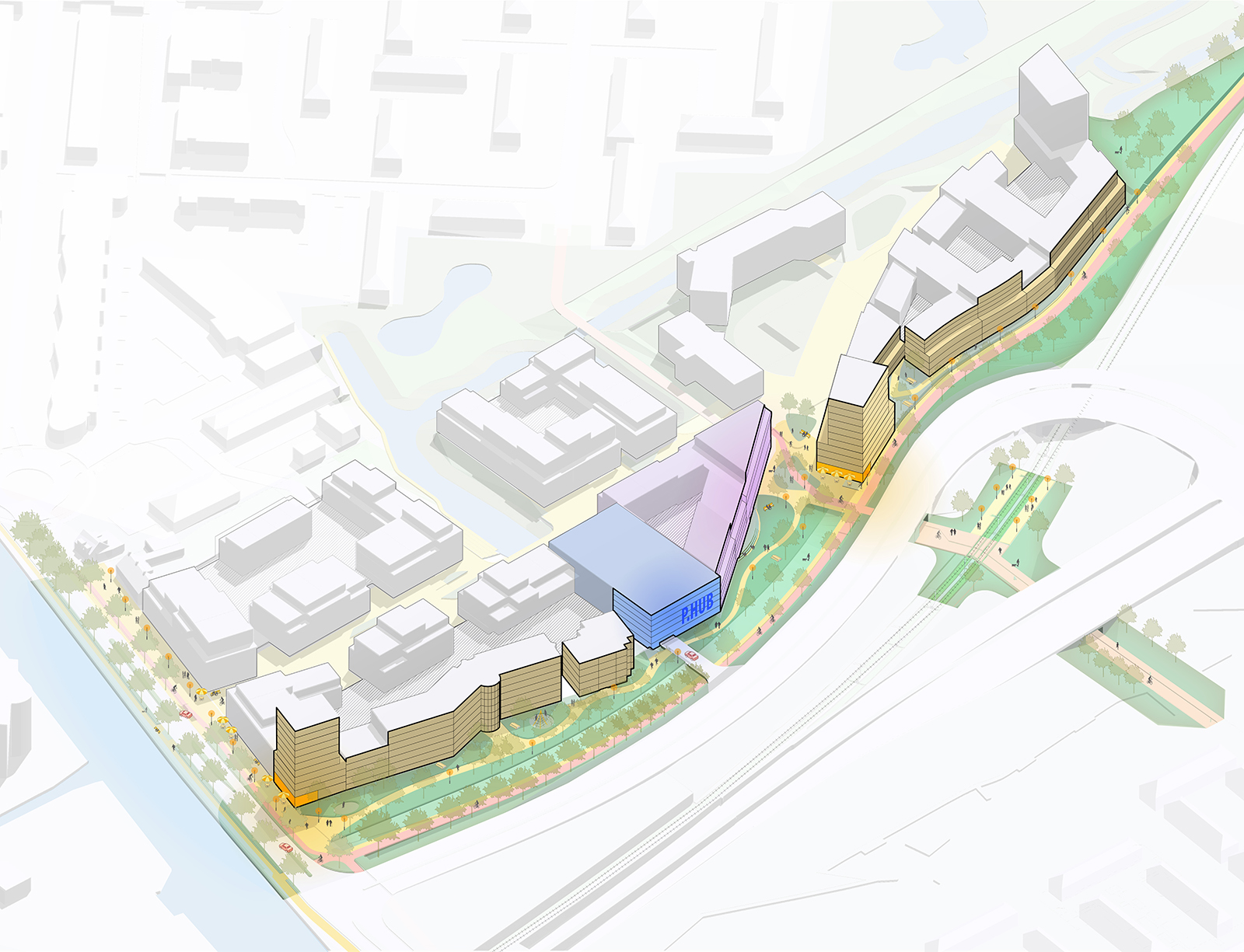 Leidschendam-Voorburg Overgoo | Ontwikkelkader: magic mix zet leegstand om in vitaal woonwerkgebied | Urhahn-4