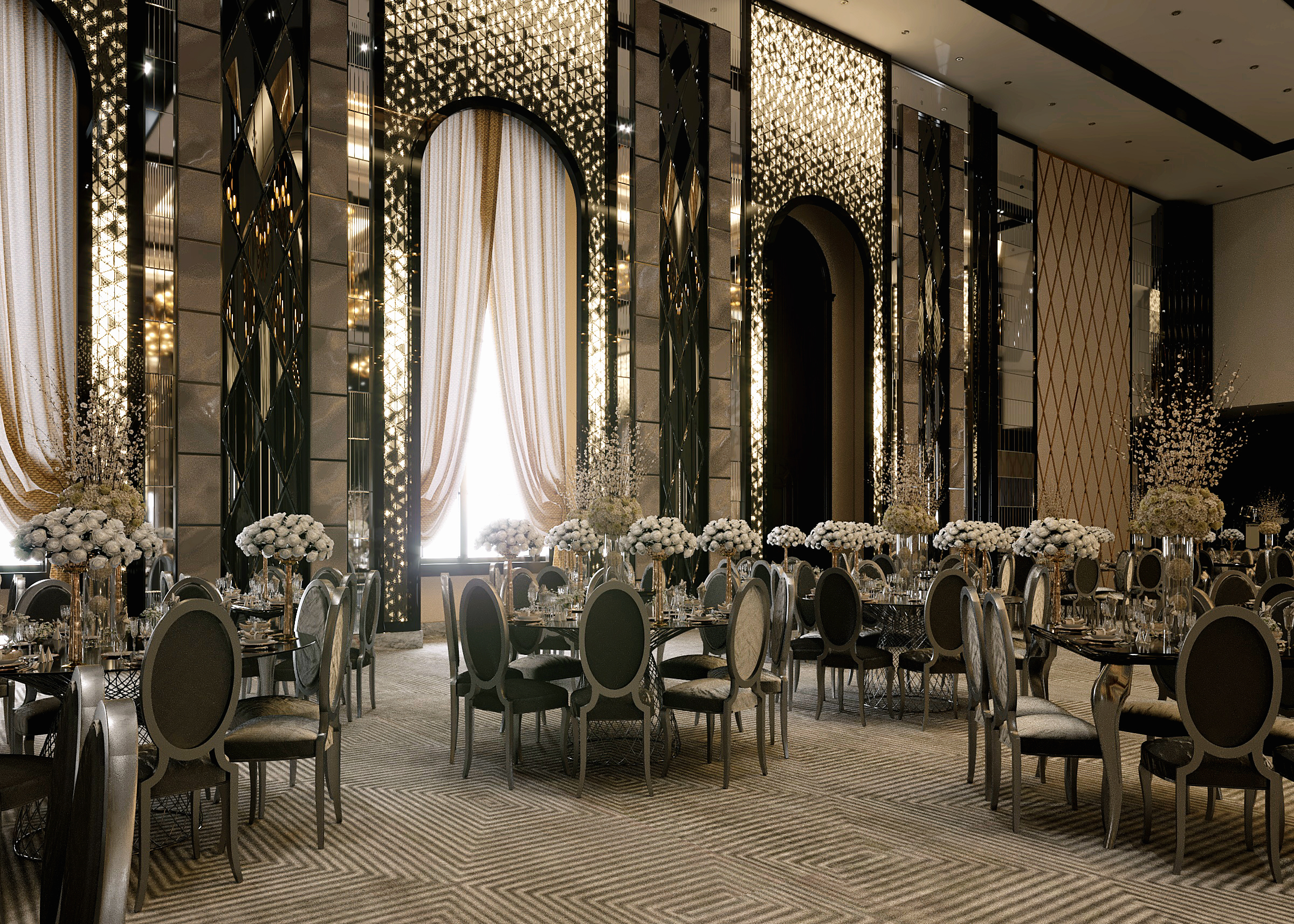 凯宾斯基婚礼大厅丨埃及丨MENNA YOUSSEF-10