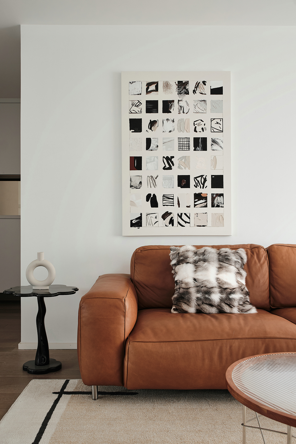 南京·棠宁府简约奶油艺术漆住宅丨中国南京丨大漠设计-52