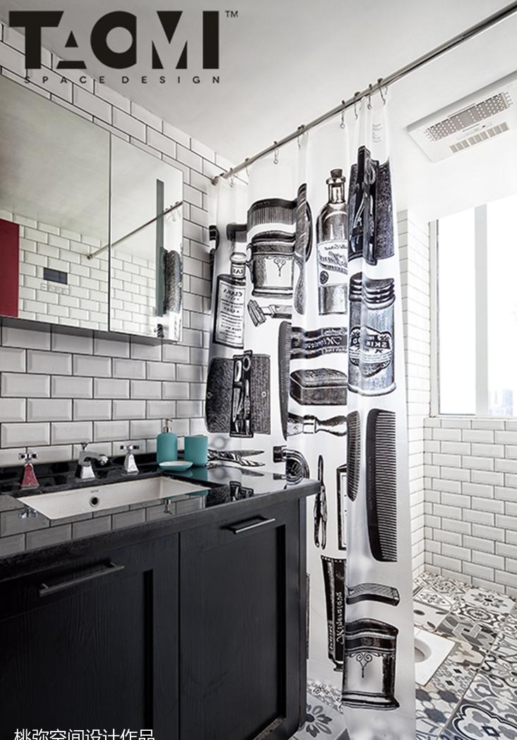 桃弥设计 | 工业风平层住宅,灵活布局与复古元素完美融合-37