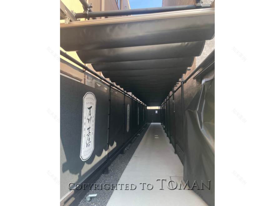 伊賀流忍者体験施設屋外テント・オーニング施工丨日本三重-10