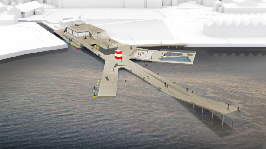 丹麦 Faaborg 港海滨浴场——融入自然的开放式海水浴场设计-25