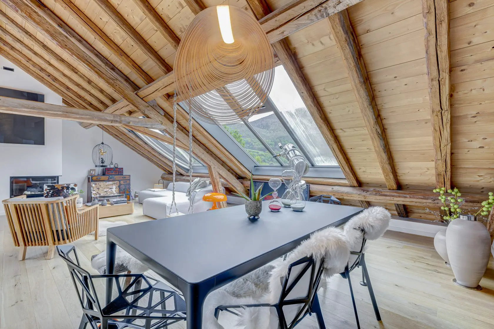 安纳西旧城区的独特复式公寓设计-5