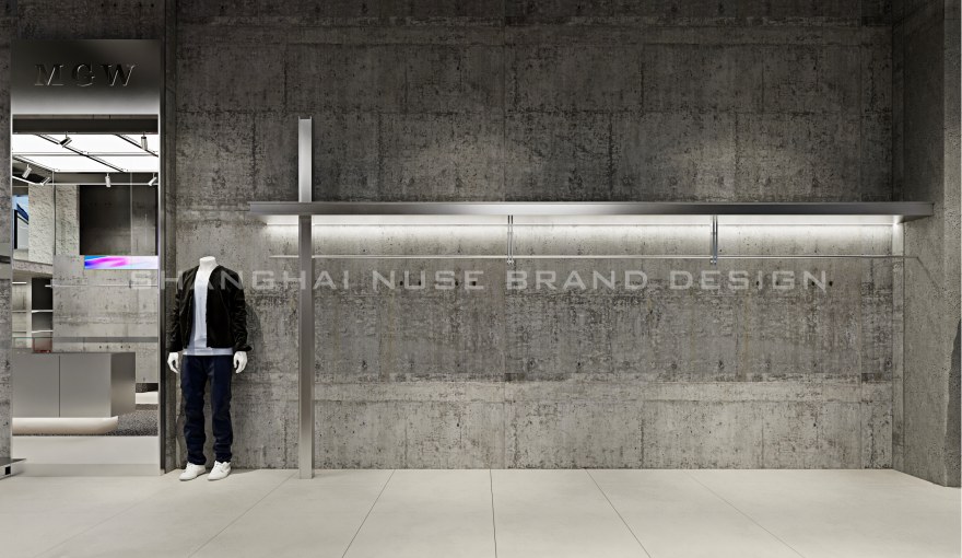 水泥和金属打造潮牌店?让 “叛逆” 与 “高级” 共存-31