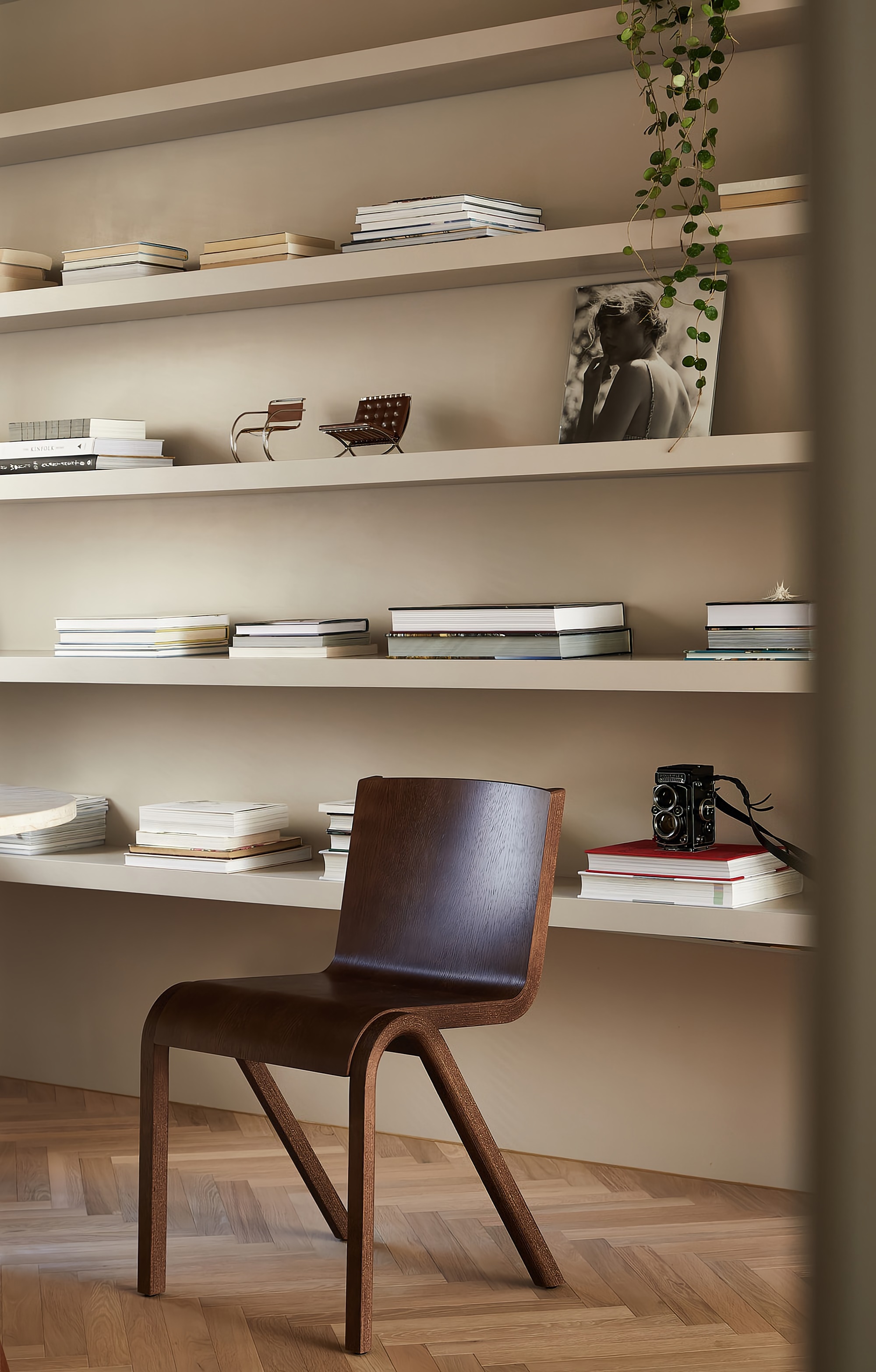 NOTHING DESIGN 奶油复古感公寓-17