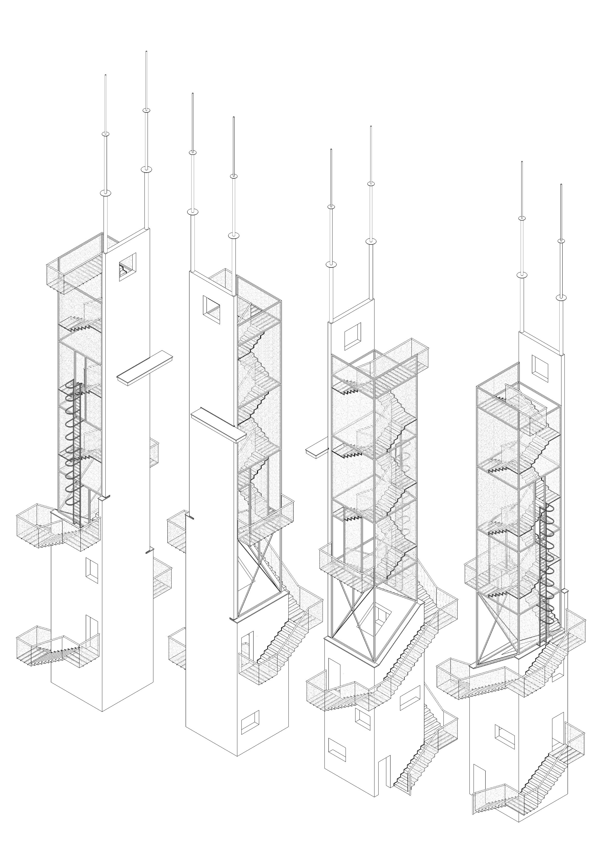 简约功能,环保节能的消防站设计-88