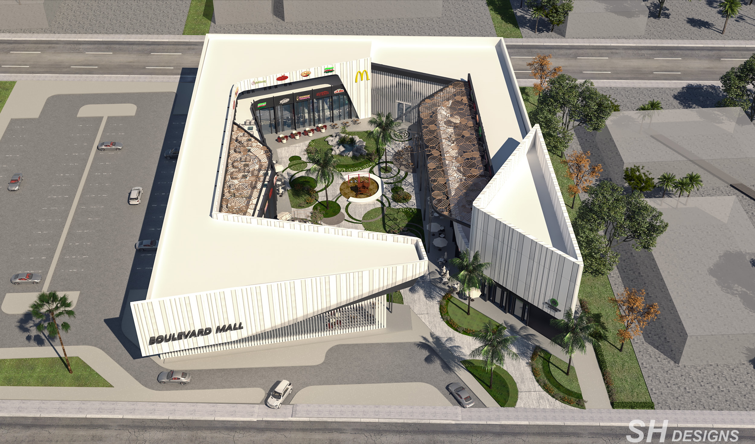 林荫大道美食广场丨沙特阿拉伯吉达丨Shymaa Ibrahim-12