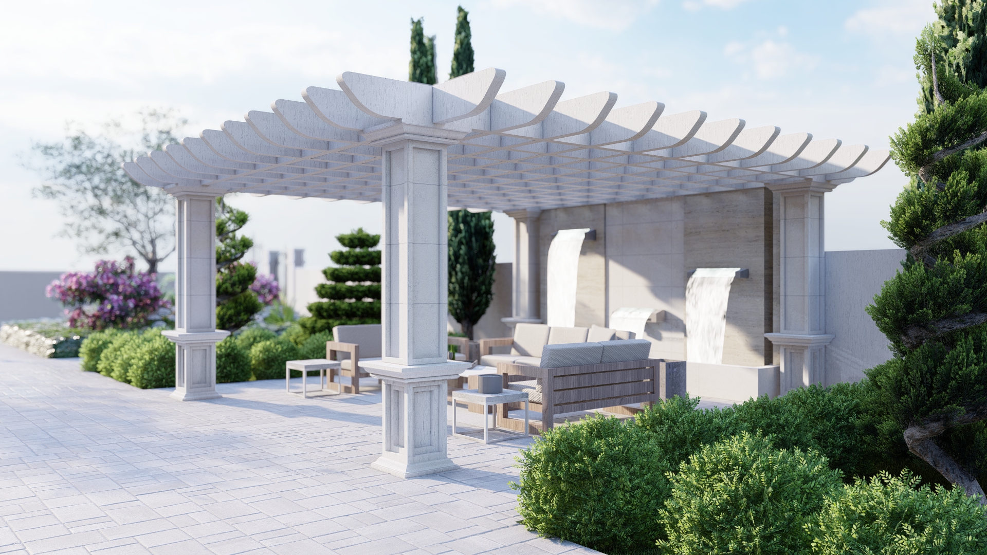 别墅景观设计丨约旦丨Yamen Karasneh-28