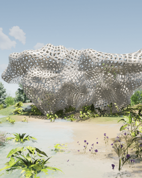 Smoking pavillon