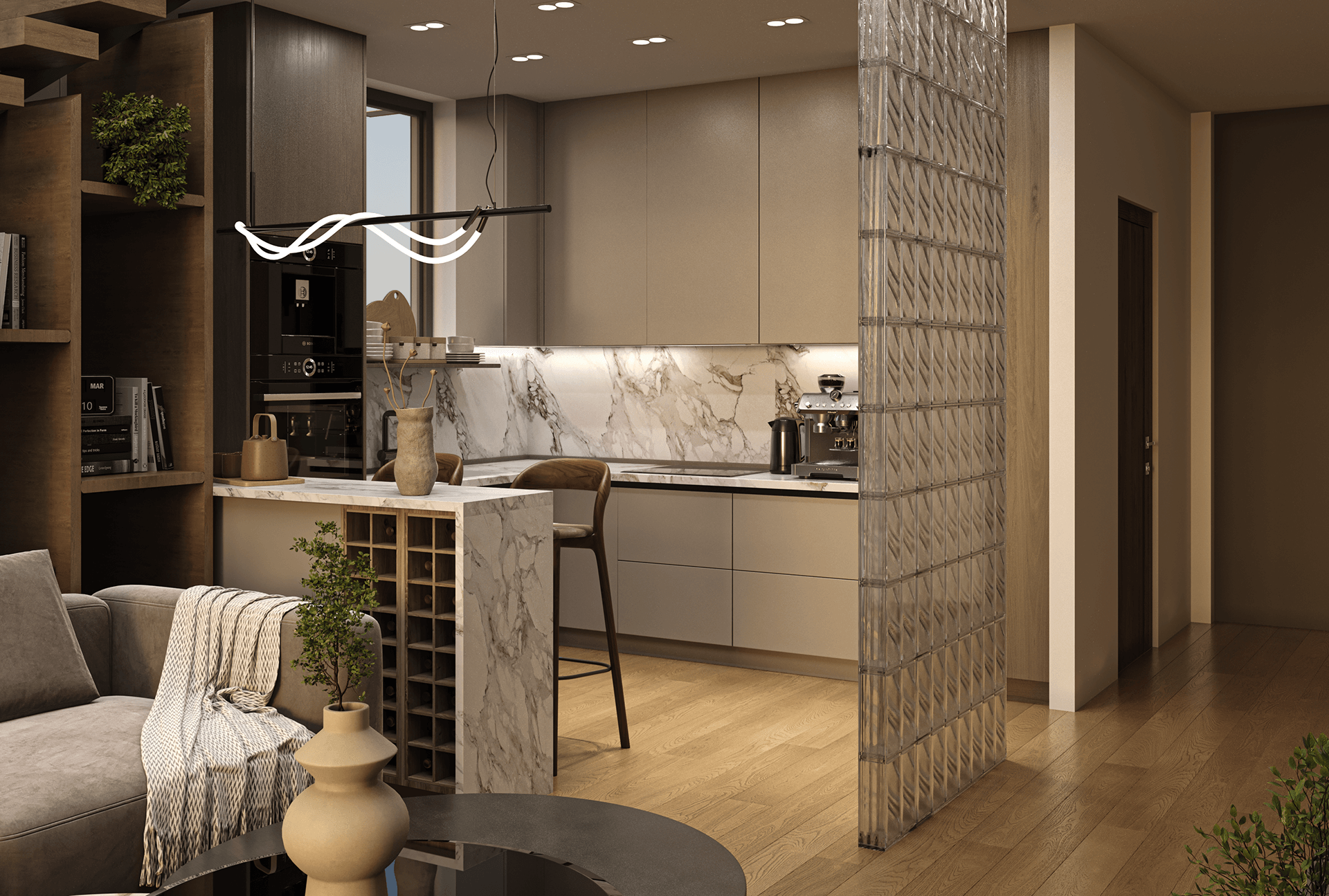 Kasakh私人住宅室内设计丨与“SHOGH  Q”建筑工作室合作-14