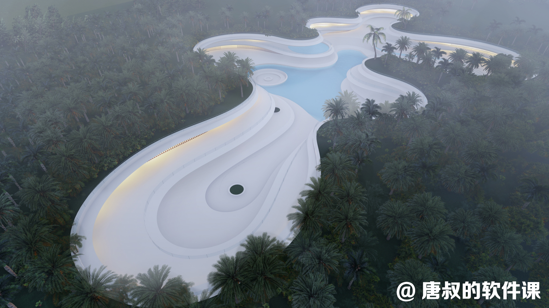 Roman Vlasov Swimming Pool—鸟瞰图-4