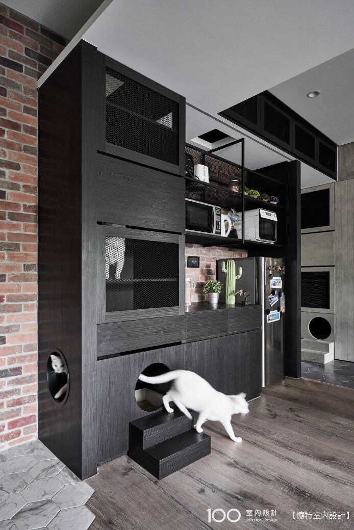 73㎡猫咪乐趣宅 ： 怀特设计-24