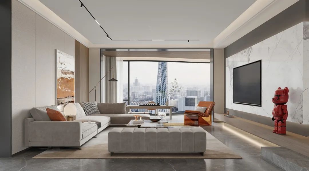 230㎡大平层设计，有了面包婚纱，有了一个不大却温暖的家-25