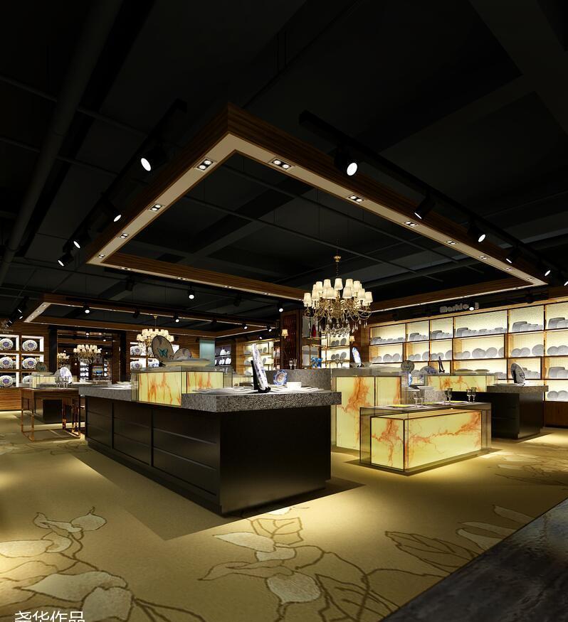 
北京马可隆酒店用品展厅设计 -0