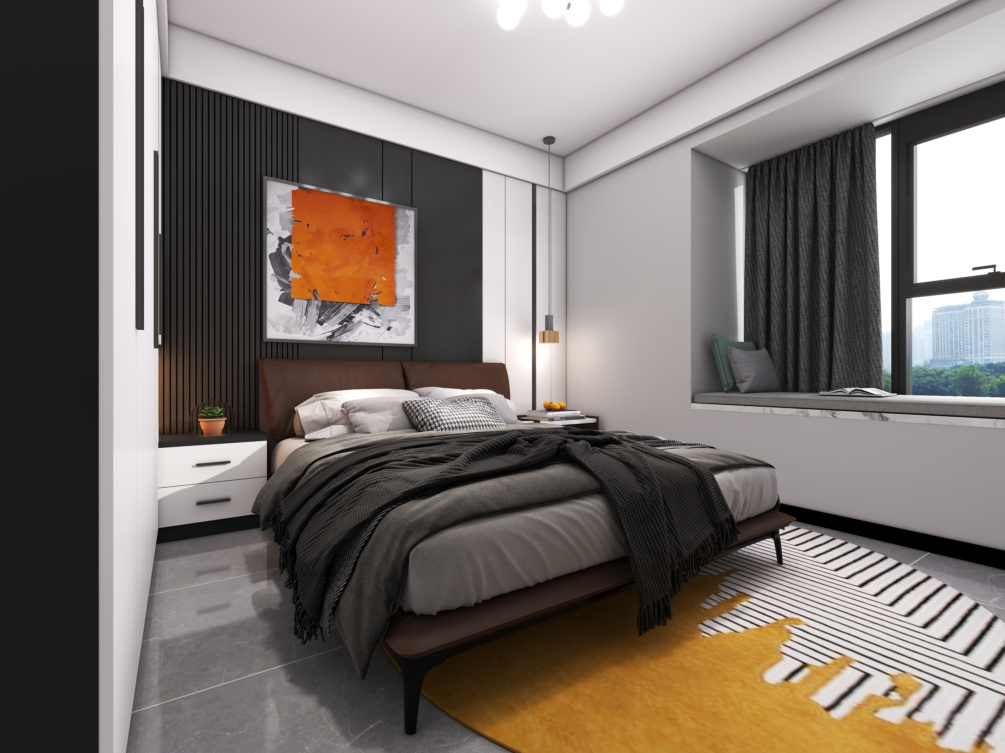 四川成都华府悦璟（114平方现代简约三居室）-43