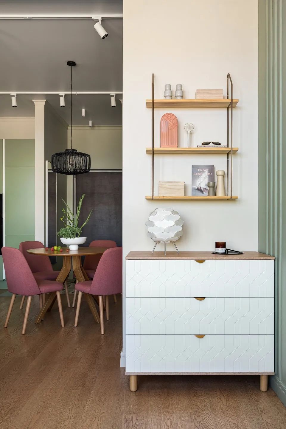 60㎡斯堪的纳维亚公寓设计丨Anastasia Zarkua-29