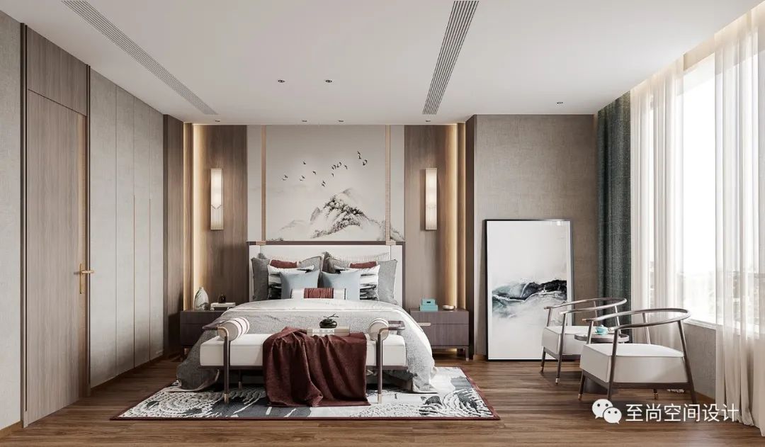 新中式风格丰泰华园别墅设计，诠释东方意境之美-24