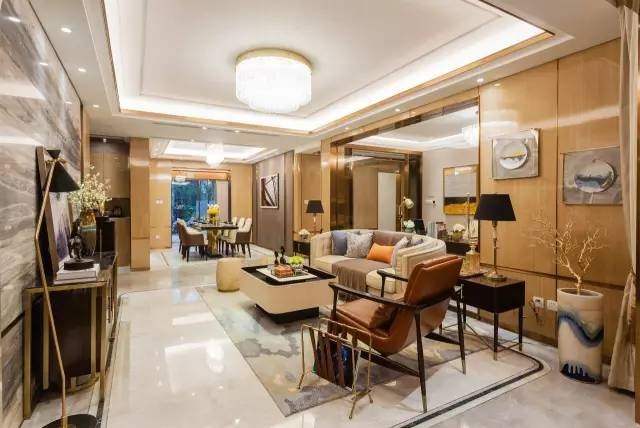 成都龙湖听蓝湾样板房  元禾大千设计-2