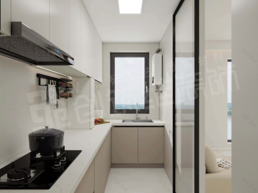 天洋城|65㎡一居现代风案例|36项出错即砸|透明化-流程化 -服务化-维保化-装修更靠谱-30