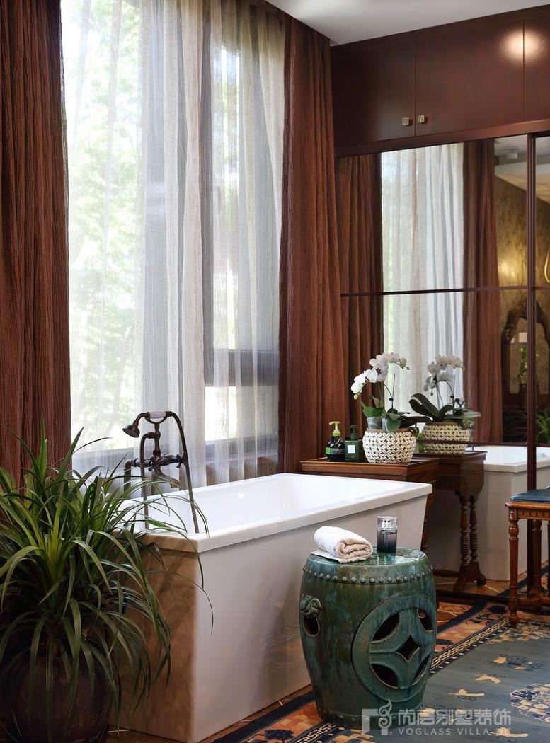 480平混搭风格别墅装修实景案例-10