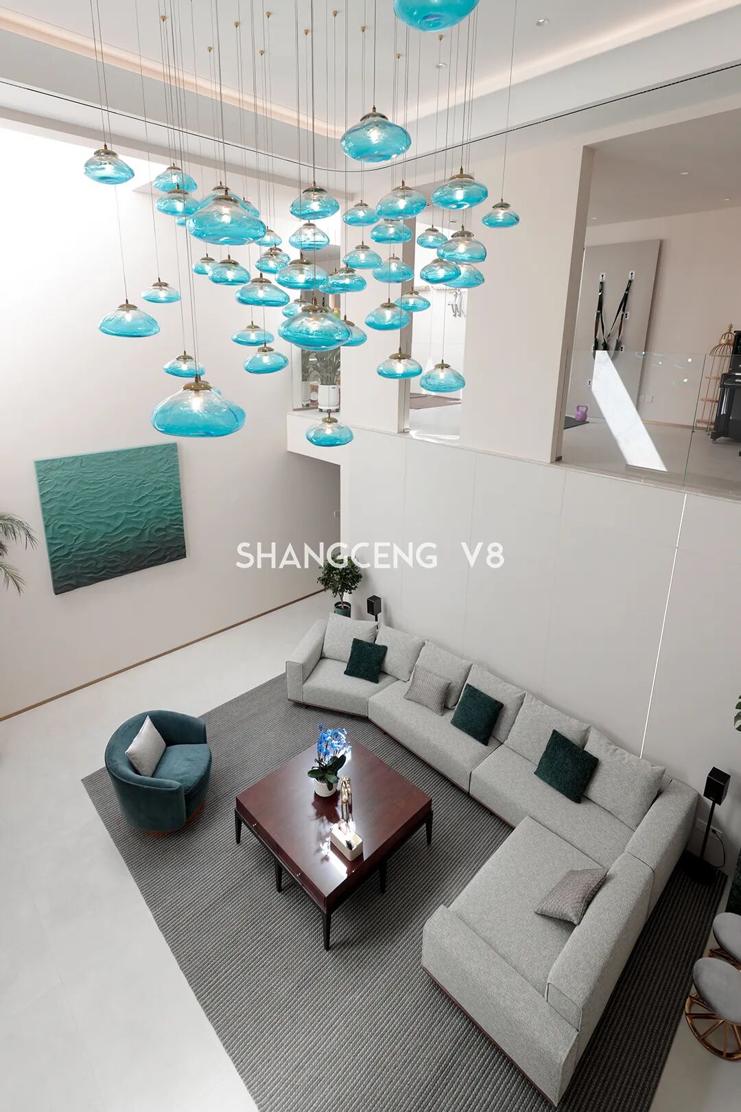 尚层V8实景|480㎡现代别墅，打破传统居住边界，聚焦空间，关联自然-15