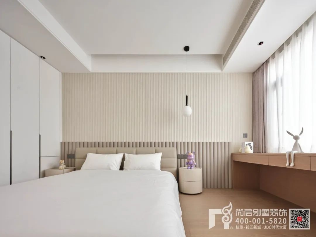 现代轻奢别墅设计丨杭州尚层装饰-65