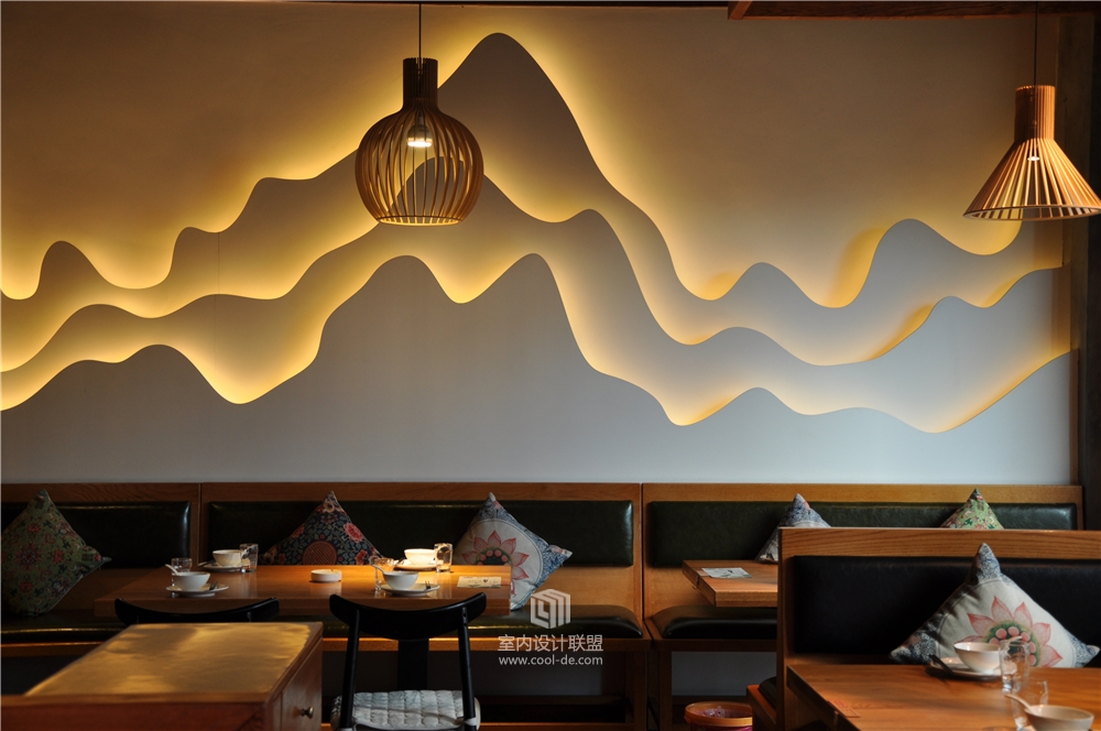 主题餐厅设计-西宁紫荷花主题餐厅设计-9