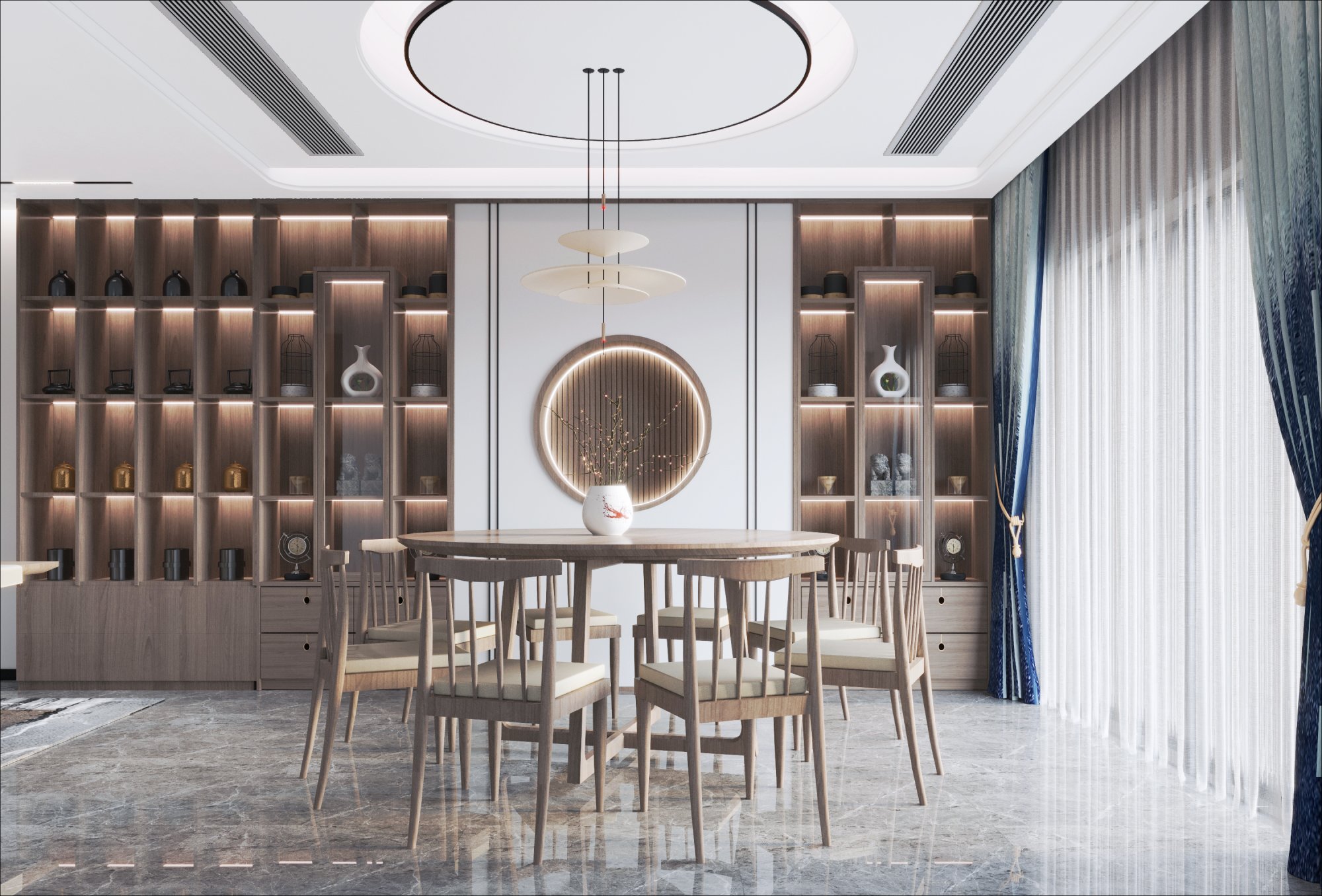 极简新中式室内设计-12