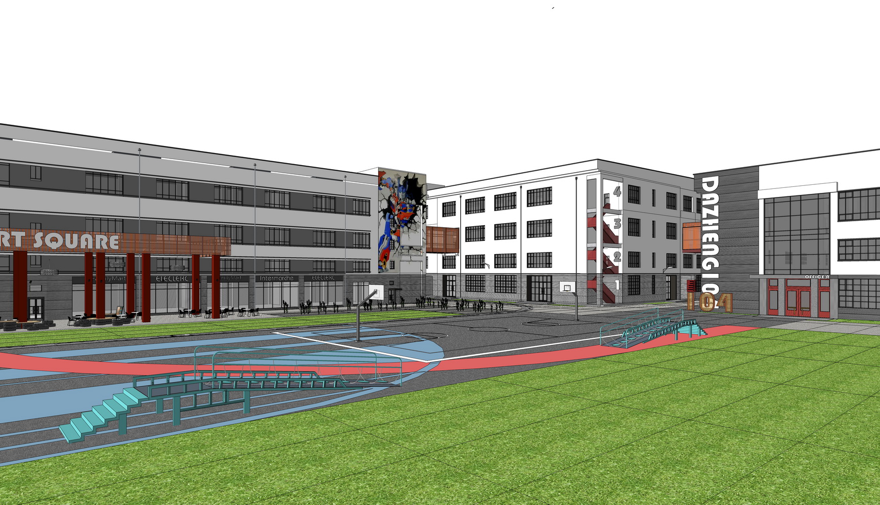 厂房改造SU模型-0