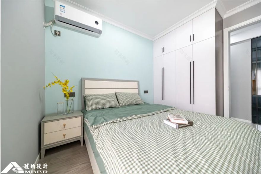 中海凤凰熙岸,现代简约婚房设计,独立衣帽间巧规划-94