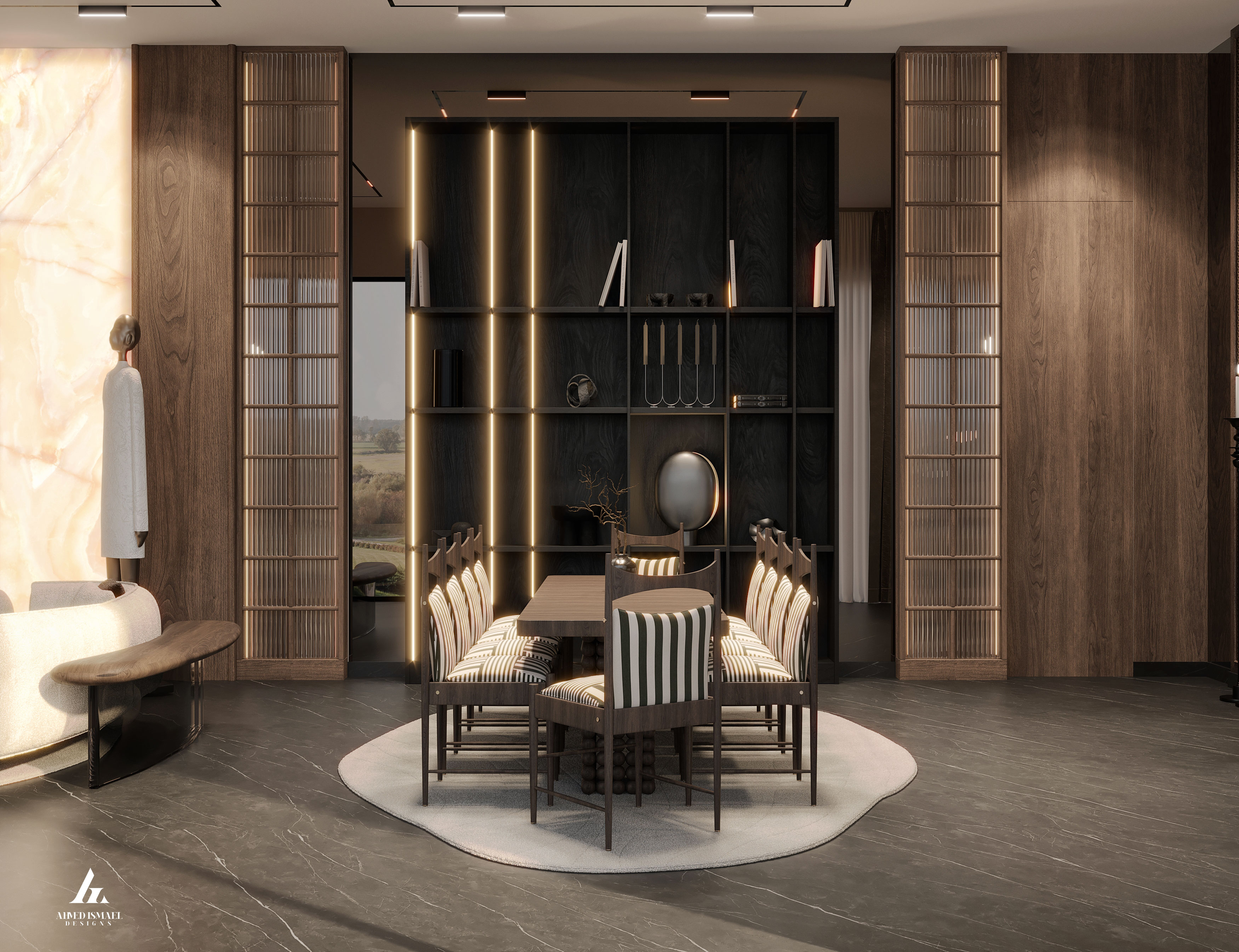 奢华现代接待区设计-6