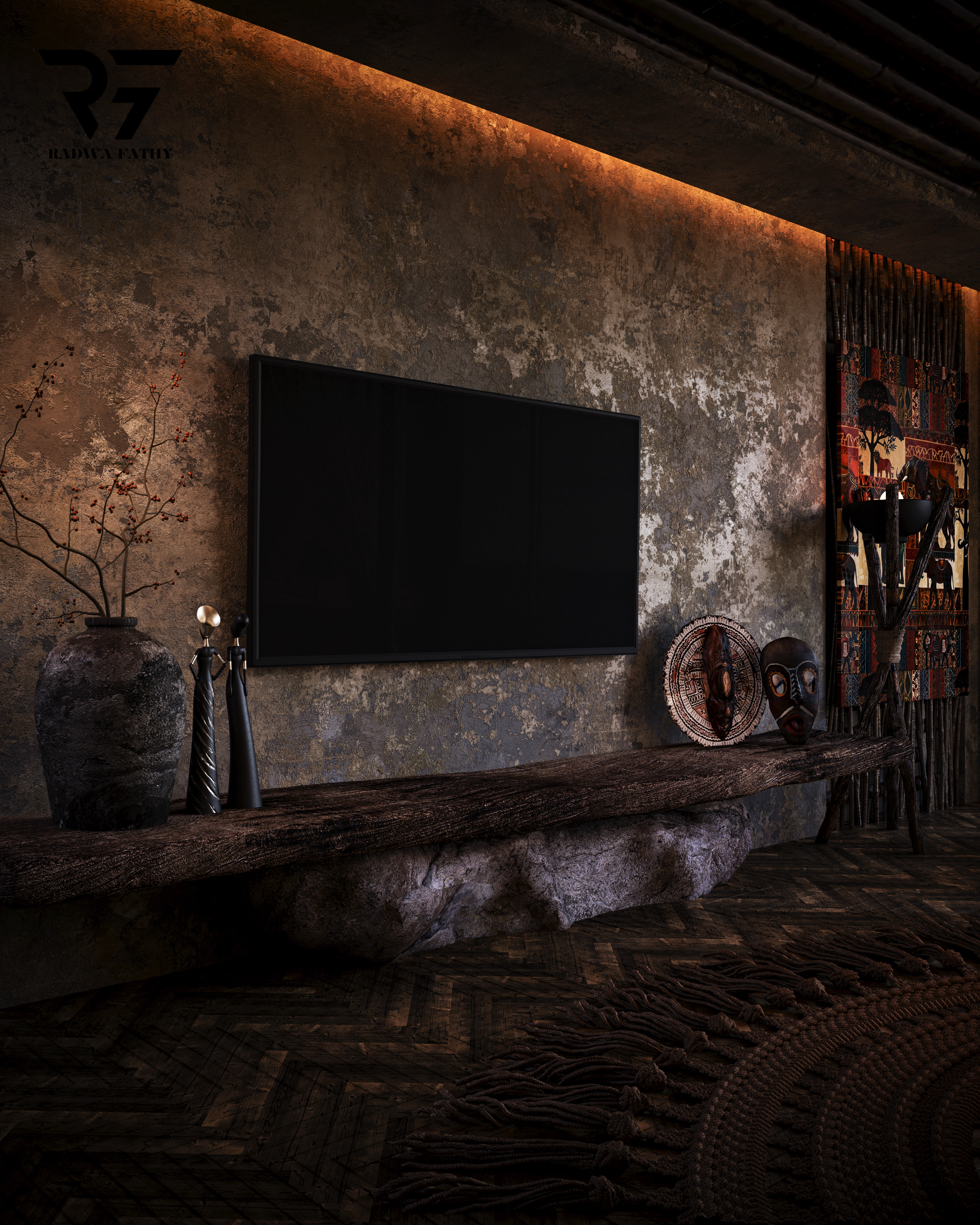 African bedroom-7