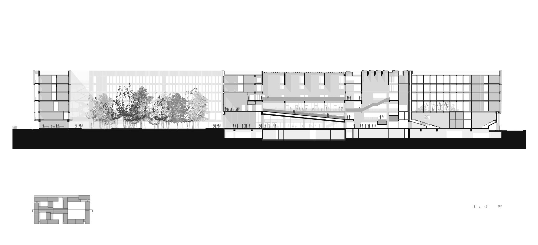 巴黎近郊 MinesTelecom 研究所丨法国巴黎丨Grafton Architects-8