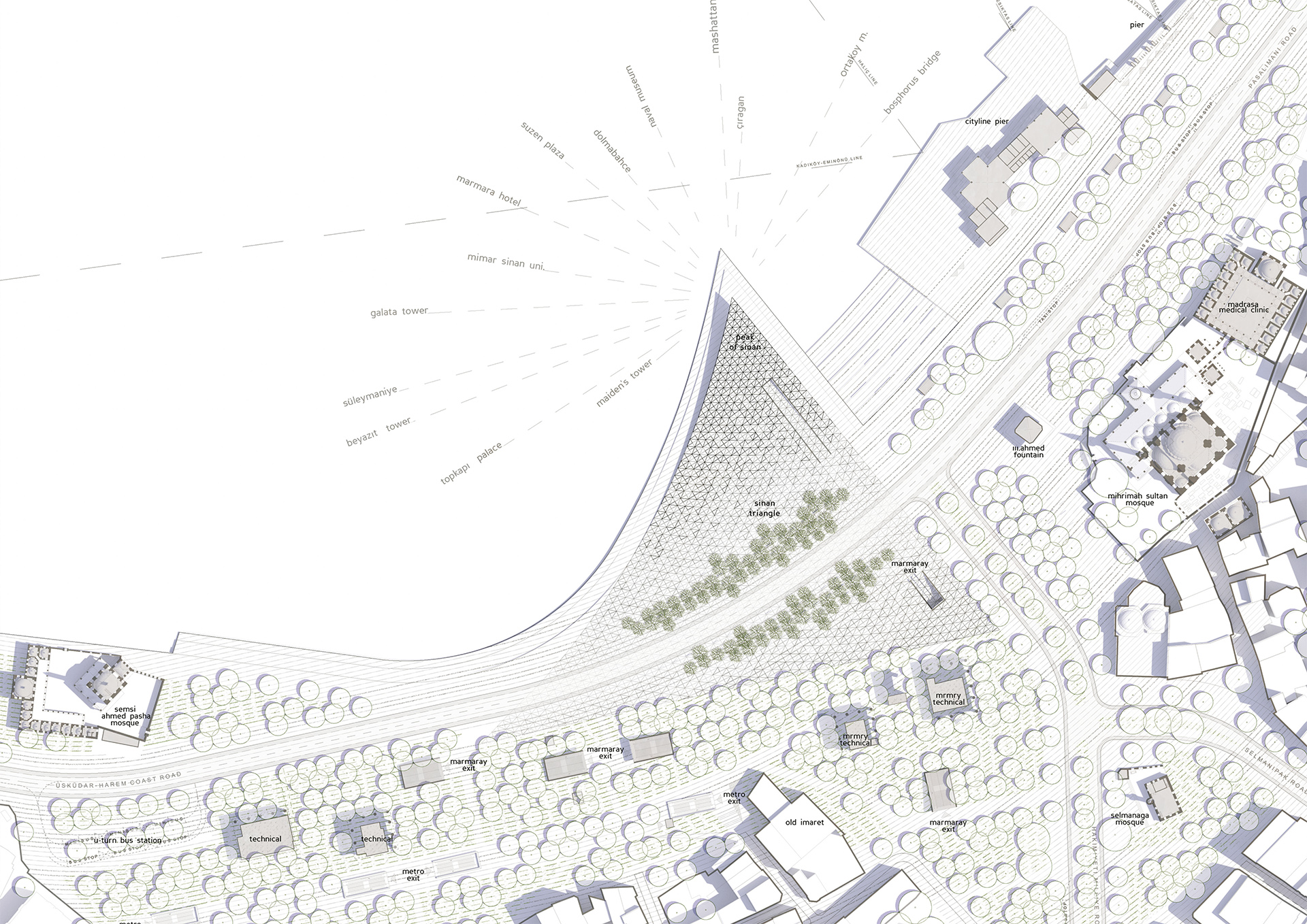 纪念建筑大师 Sinan 的伊斯坦布尔城市公园设计丨土耳其伊斯坦布尔丨superspace-23