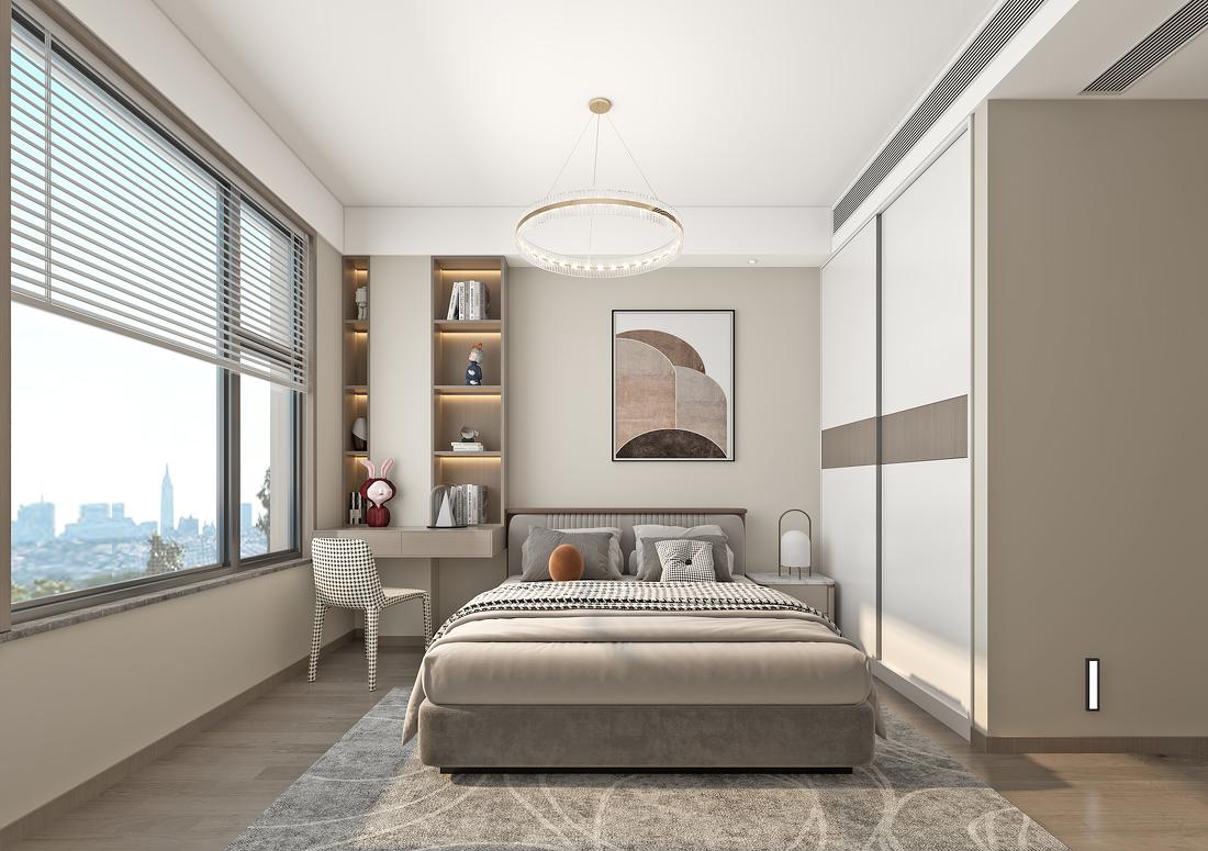 蓝泊湾现代简约风格餐厅设计-8