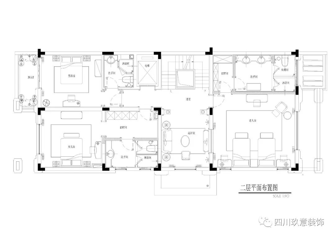 法式庄园“粉红佳人” | 玖意设计的西昌自建别墅-21