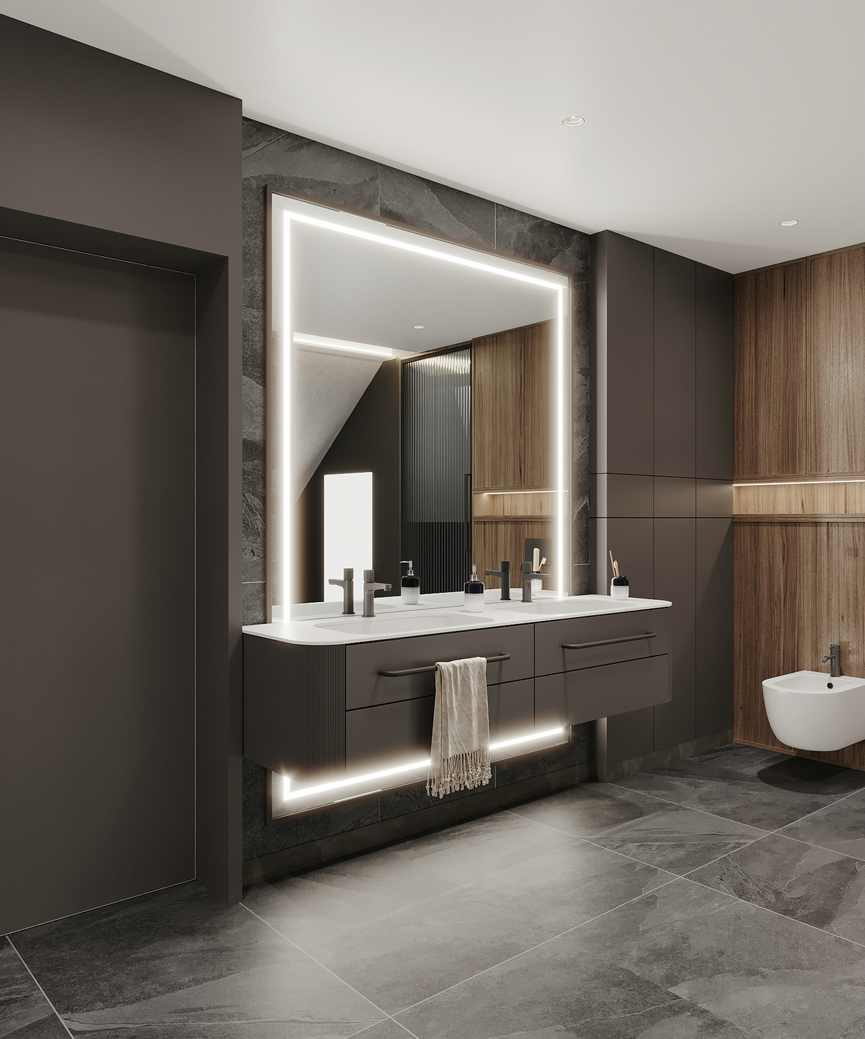 250㎡住宅设计 素色优雅，简净其华！-16