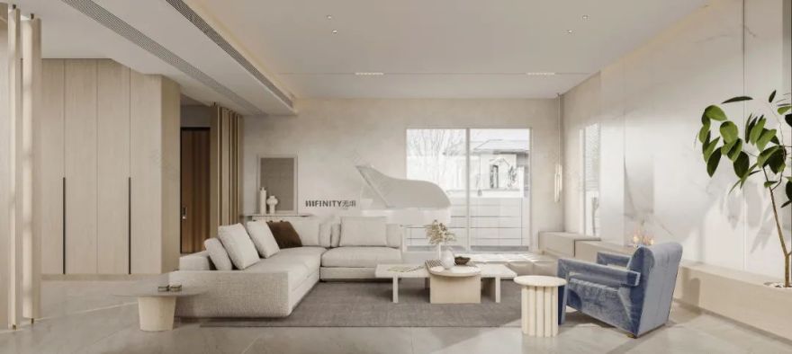 上海虹桥高尔夫别墅 | 无垠设计研究室的现代别墅美学-12